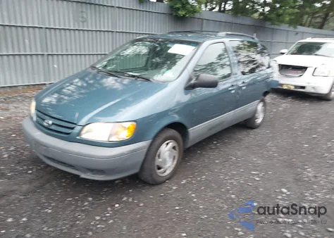 2001 Toyota Sienna Le from USA, damaged, VIN 4T3ZF13CX1U405247
